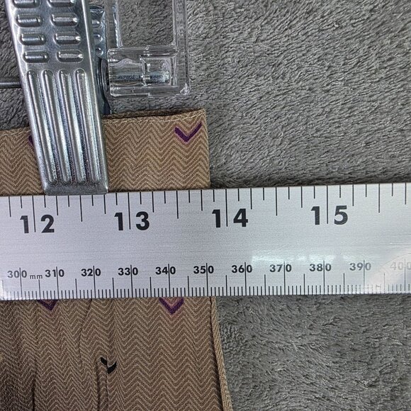 Womens Vintage Chinoise By Lolita Vital Silk Blouse & Skirt Set Taupe Subtle 12 - Picture 11 of 13